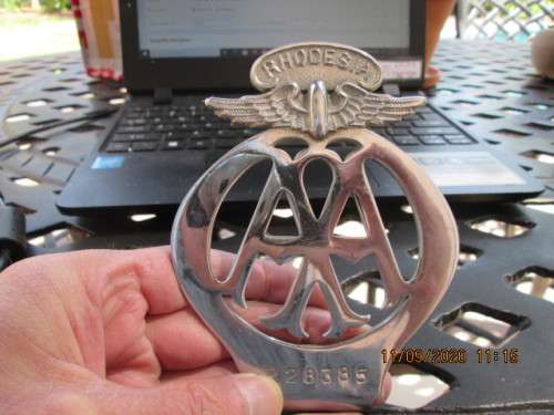 Great find...Rhodesia AA Automobile Badge R28385